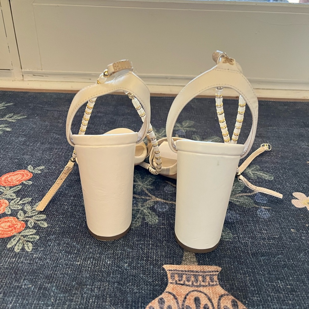 Sam Edelman for BHLDN Freshwater Pearl Cream Heels - Picture 8 of 8